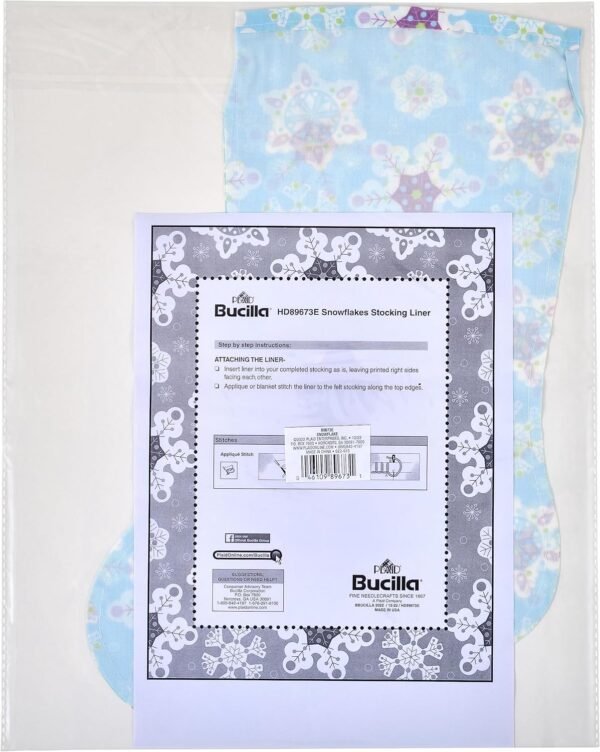Bucilla Snowflakes | Stocking Liner | 89673E