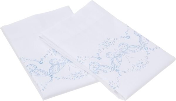 Bucilla Butterfly Trio | Stamped Cross Stitch Pillowcase Kit | 47703