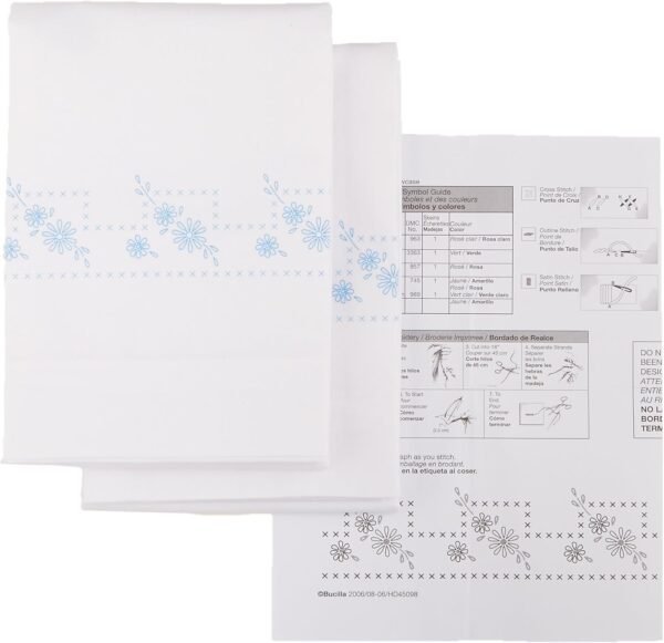 Bucilla Pretty Posies | Stamped Embroidery Kit | 45098