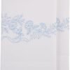 Bucilla Blue and Violet Bouquet | Stamped Pillowcase Kit | 46127