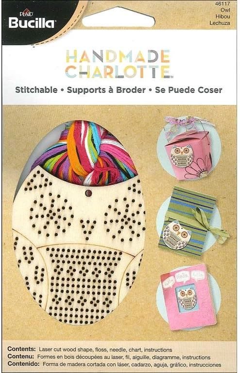 Bucilla Owl Stitchable Wood Kit WM46117 - main product photo
