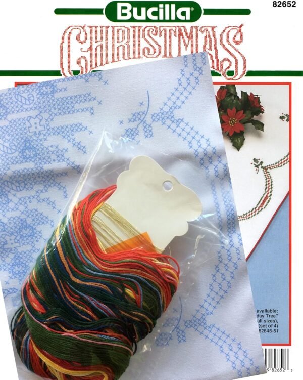 Bucilla Holiday Tree | Stamped Cross Stitch Table Runner Kit | 82652 Bucilla Holiday Tree | Stamped Cross Stitch Table Runner Kit | 82652