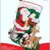 bucilla-86930e-felt-applique-stocking-kit-santa-choir-practice-18-86930e-primary Bucilla Santa's Choir Practice | Kit de media navideña de fieltro | 86930E