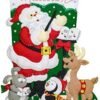 bucilla-86930e-felt-applique-stocking-kit-santa-choir-practice-18-86930e-variant-01 Bucilla Santa's Choir Practice | Kit de media navideña de fieltro | 86930E