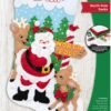 bucilla-89228e-felt-applique-christmas-stocking-kit-18-north-pole-santa-89228e-primary Bucilla North Pole Santa | Felt Applique Christmas Stocking Kit | 89228E