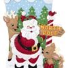 bucilla-89228e-felt-applique-christmas-stocking-kit-18-north-pole-santa-89228e-variant-01 Bucilla North Pole Santa | Felt Applique Christmas Stocking Kit | 89228E