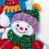 bucilla-89232e-felt-applique-christmas-stocking-kit-18-snow-family-portr-89232e-variant-02 Bucilla Snow Family Portrait | Kit de media navideña de fieltro | 89232E