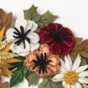 Bucilla Floral Fall | Felt Applique Wreath Kit | 89278E