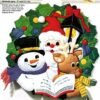 bucilla-caroling-trio-felt-applique-wreath-kit-83970-variant-01 Bucilla Caroling Trio | Kit de corona navideña de fieltro | 83970