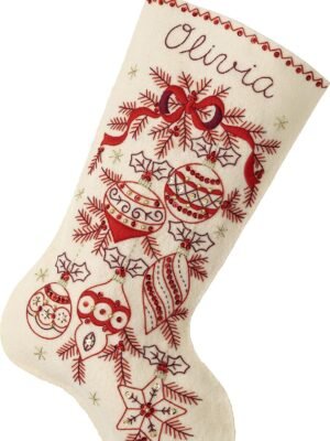Bucilla Classic Christmas | Kit de media navideña de fieltro | 89532E