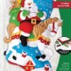Bucilla Holiday Horse Ride | Felt Applique Christmas Stocking Kit | 89589E