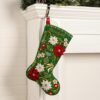 bucilla-felt-applique-18-stocking-making-kit-poinsettia-elegance-perfect-89684e-variant-01 Bucilla Poinsettia Elegance | Felt Applique Christmas Stocking Kit | 89684E