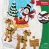 Bucilla Reindeer Crossing | Felt Applique Christmas Stocking Kit | 89791E