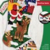 bucilla-felt-applique-18-stocking-making-kit-rooftop-santa-perfect-for-d-89626e-primary Bucilla Rooftop Santa | Kit de media navideña de fieltro | 89626E
