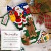bucilla-felt-applique-18-stocking-making-kit-rooftop-santa-perfect-for-d-89626e-variant-03 Bucilla Rooftop Santa | Kit de media navideña de fieltro | 89626E