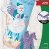 Bucilla Santa's Sea Life | Felt Applique Christmas Stocking Kit | 89771E