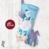 Bucilla Santa's Sea Life | Felt Applique Christmas Stocking Kit | 89771E