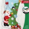 Bucilla Trimming with Tweets | Felt Applique Christmas Stocking Kit | 89795E