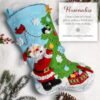 Bucilla Trimming with Tweets | Felt Applique Christmas Stocking Kit | 89795E