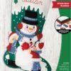 Bucilla Wintertime Buddies | Felt Applique Christmas Stocking Kit | 89805E