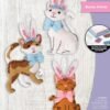 Bucilla Bunny Kitties | Felt Applique Ornament Kit | 89686E product image
