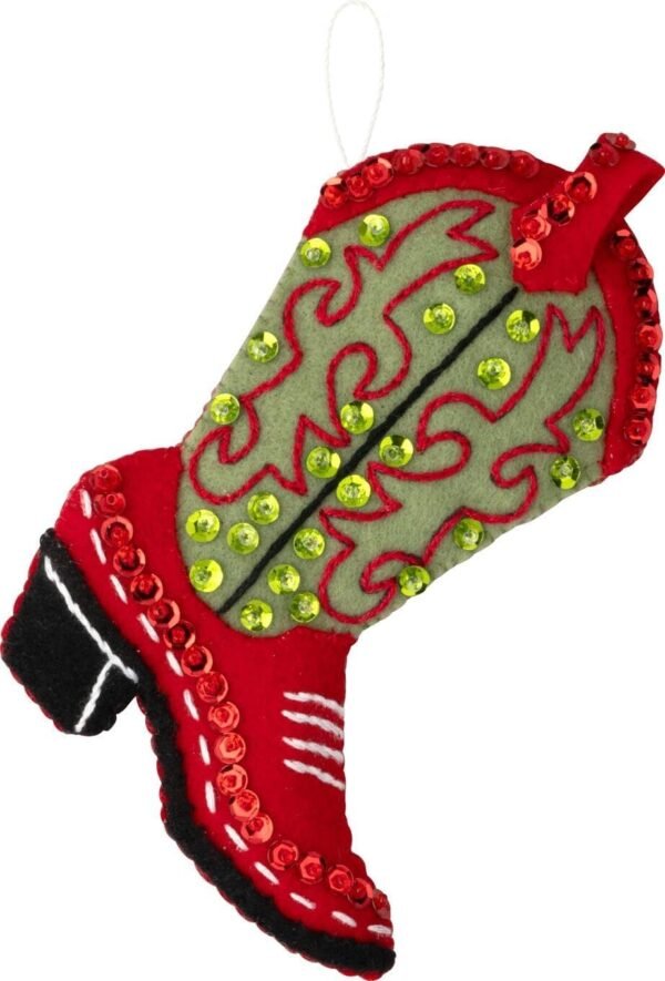 Bucilla Boots and Bling | Kit de adornos de fieltro | 89761E