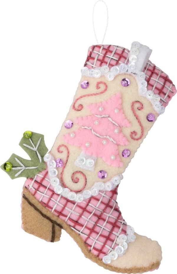 Bucilla Boots and Bling | Kit de adornos de fieltro | 89761E