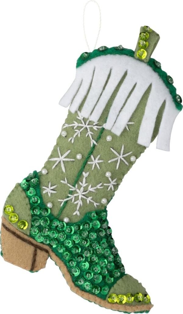Bucilla Boots and Bling | Kit de adornos de fieltro | 89761E