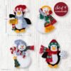 Bucilla Polar Pal Parade | Felt Applique Ornament Kit | 89731E product image