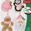 Bucilla Santa Sweets | Felt Applique Ornament Kit | 89708E product image
