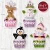 Bucilla Snowman's Candy Confections | Kit de adornos de fieltro | 89730E