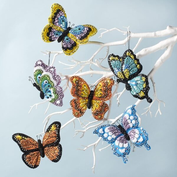 Bucilla Butterfly Garden | Felt Applique Ornament Kit | 89488E product image