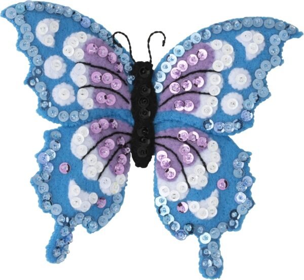 Bucilla Butterfly Garden | Felt Applique Ornament Kit | 89488E product image