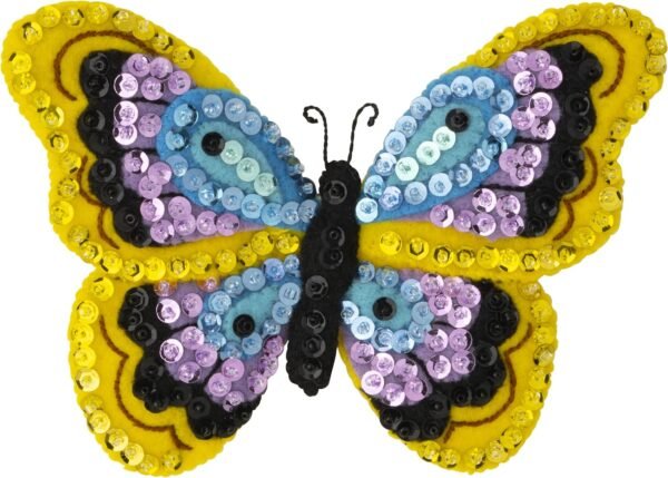 Bucilla Butterfly Garden | Felt Applique Ornament Kit | 89488E product image