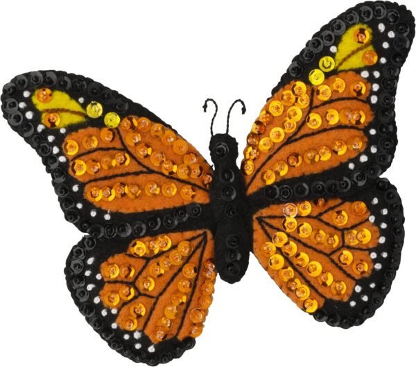 Bucilla Butterfly Garden | Felt Applique Ornament Kit | 89488E product image