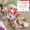 Bucilla Candy Christmas Cottages | Kit de adornos de fieltro | 89738E