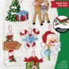 Bucilla North Pole This Way | Felt Applique Ornament Kit | 89743E product image