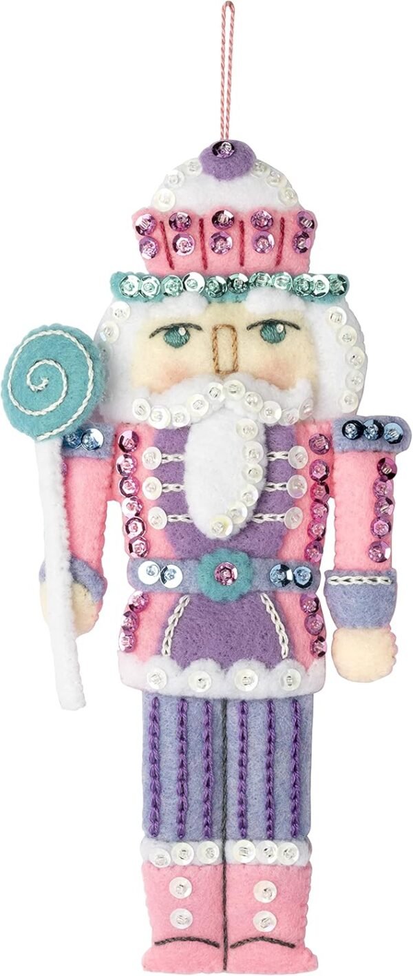 Bucilla Nutcracker Sweet | Felt Applique Ornament Kit | 89292E product image