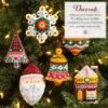 Bucilla Santa's Nordic Set | Felt Applique Ornament Kit | 89798E product image