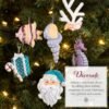 Bucilla Santa's Sea Life | Felt Applique Ornament Kit | 89772E product image