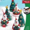 Bucilla Santa's Tree Treasures | Felt Applique Ornament Kit | 89489E product image