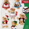 Bucilla Teddy Bear Traditions | Felt Applique Ornament Kit | 89646E product image
