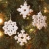 Bucilla Elegant Christmas Snowflakes | Felt Applique Ornament Kit | 86984E product image