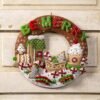 Bucilla Gingerbread Express | Felt Applique Wreath Kit | 89677E