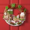Bucilla Gingerbread Express | Felt Applique Wreath Kit | 89677E