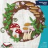 Bucilla Mushroom Magic | Felt Applique Wreath Kit | 89762E