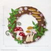 Bucilla Mushroom Magic | Felt Applique Wreath Kit | 89762E