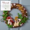 Bucilla Mushroom Magic | Felt Applique Wreath Kit | 89762E