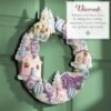 Bucilla Putz Village | Felt Applique Wreath Kit | 89801E