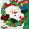 bucilla-felt-applique-wreath-making-kit-santa-s-winter-birds-perfect-for-89806e-primary-4 Bucilla Santa's Winter Birds | Kit de corona navideña de fieltro | 89806E